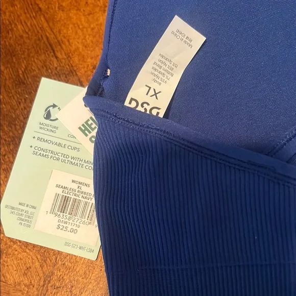 DSG Women's Blue Sports Bra - Picture 5 of 5